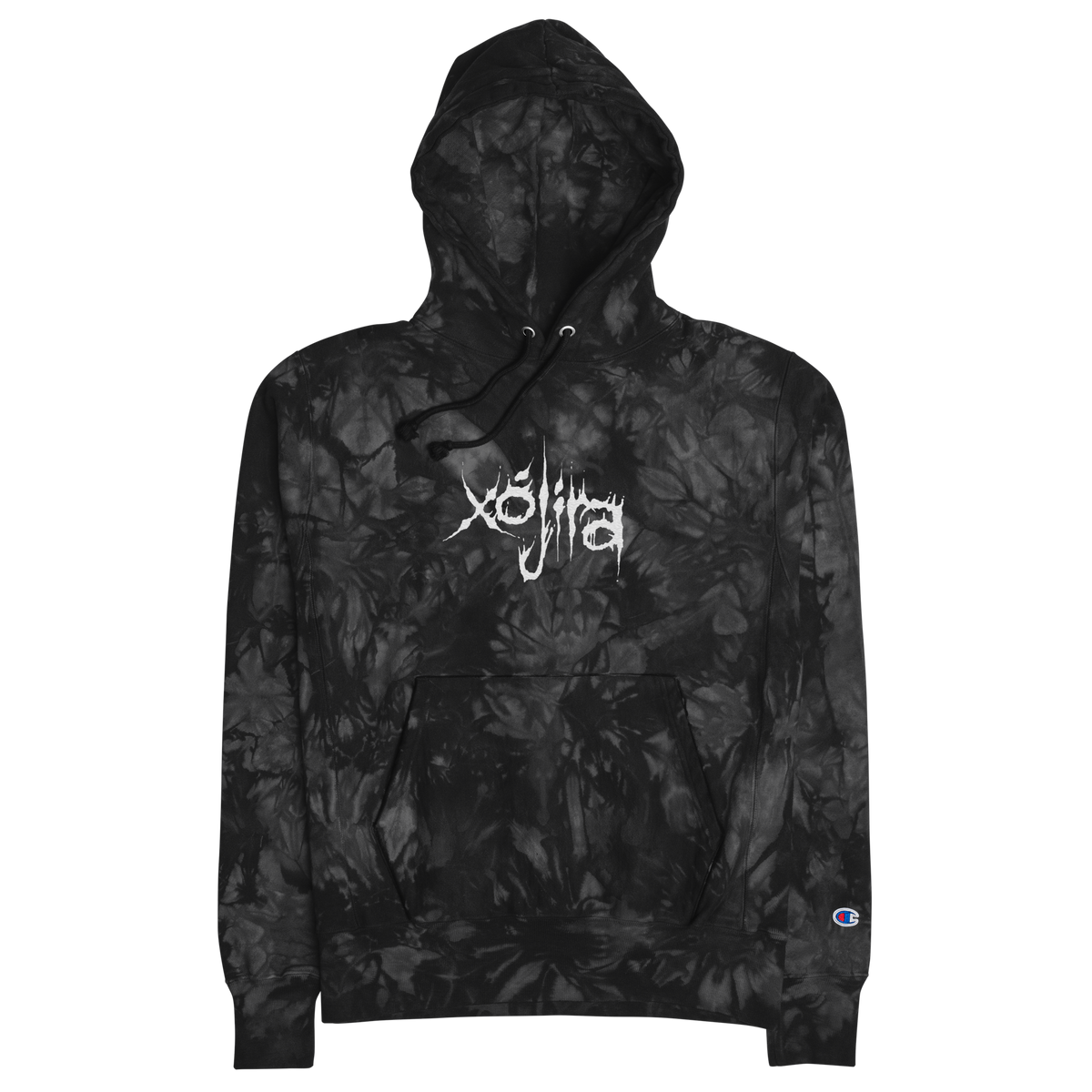 EMBROIDERED XÓJIRA CHAMPION TYE DYE HOODIE – xójira clothing EMBROIDERED XÓJIRA CHAMPION TYE DYE HOODIE – xójira clothing